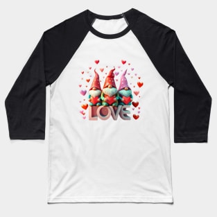 Valentine Love Design Baseball T-Shirt